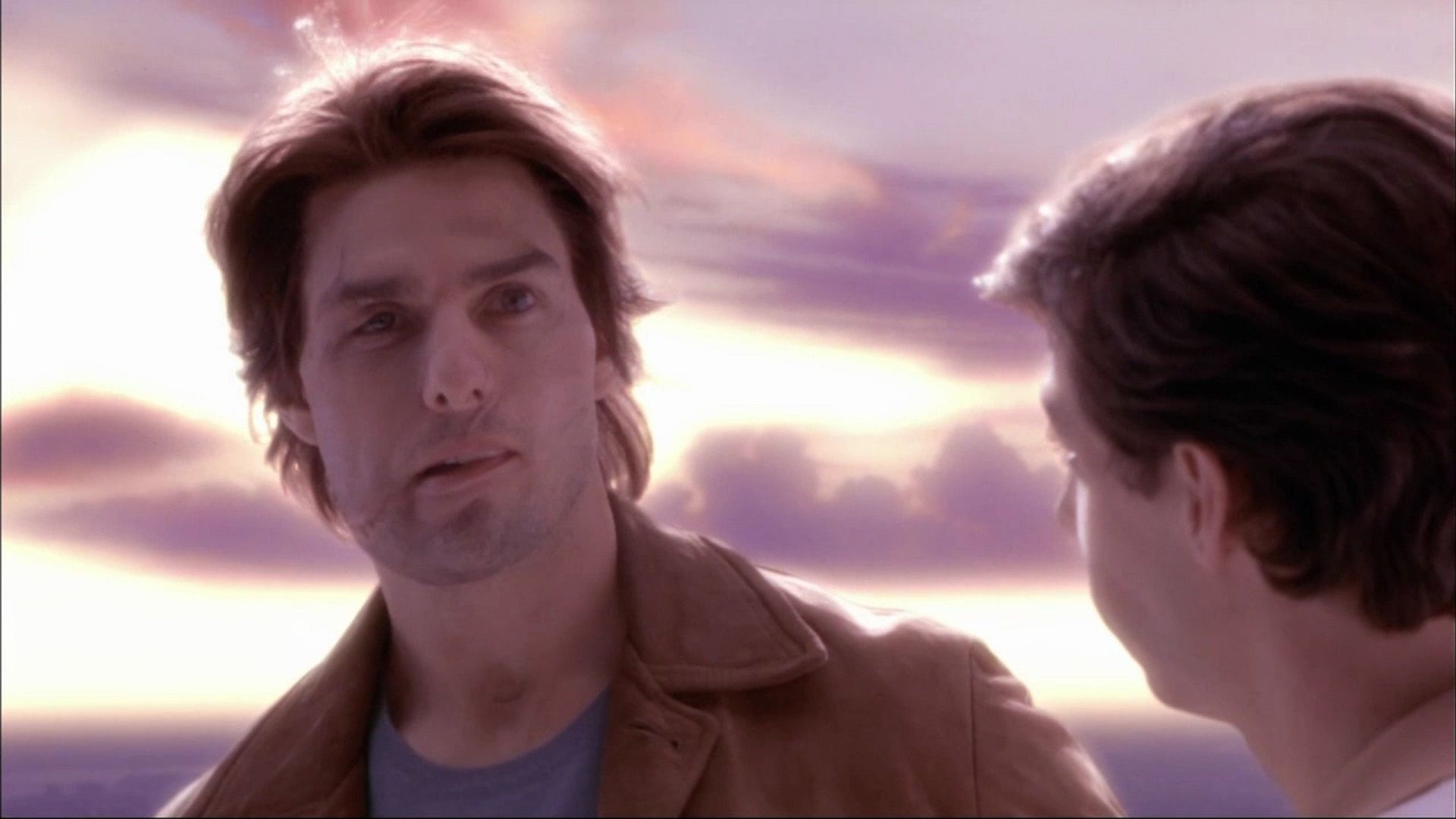 David, played by Tom Cruise, in Vanilla Sky.  