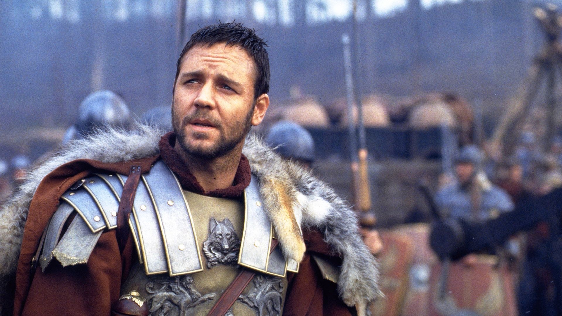 Gladiator Star Russell Crowe Wages War on the Romans in the Last Druid