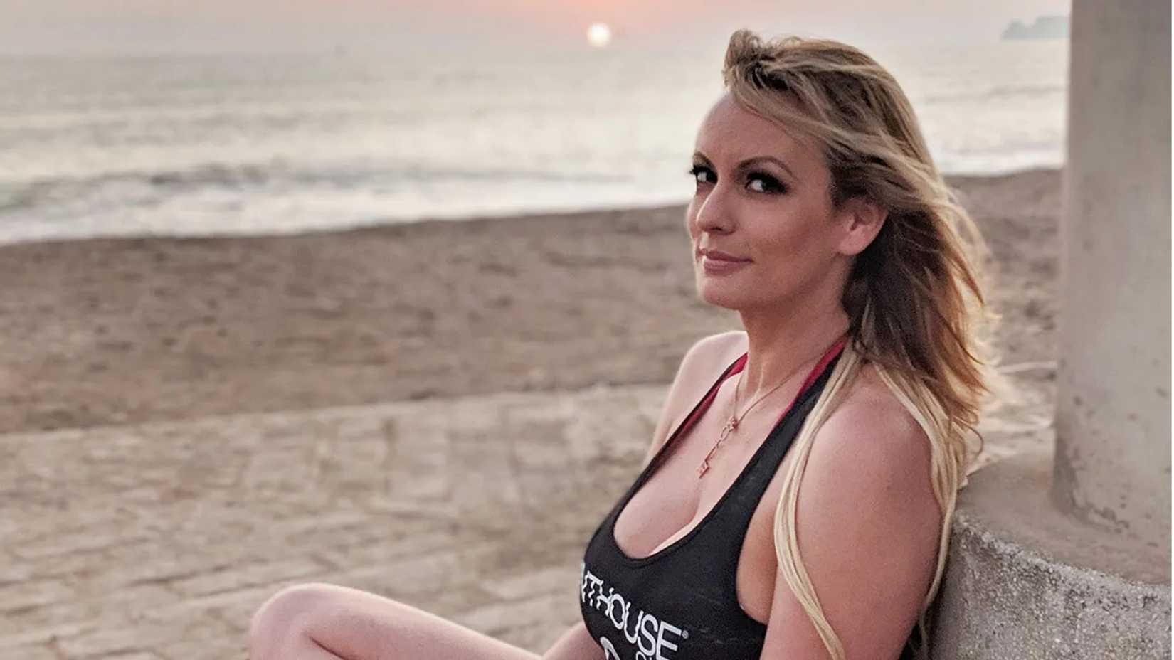 Stormy Daniels in a promo shot for Stormy (2024)