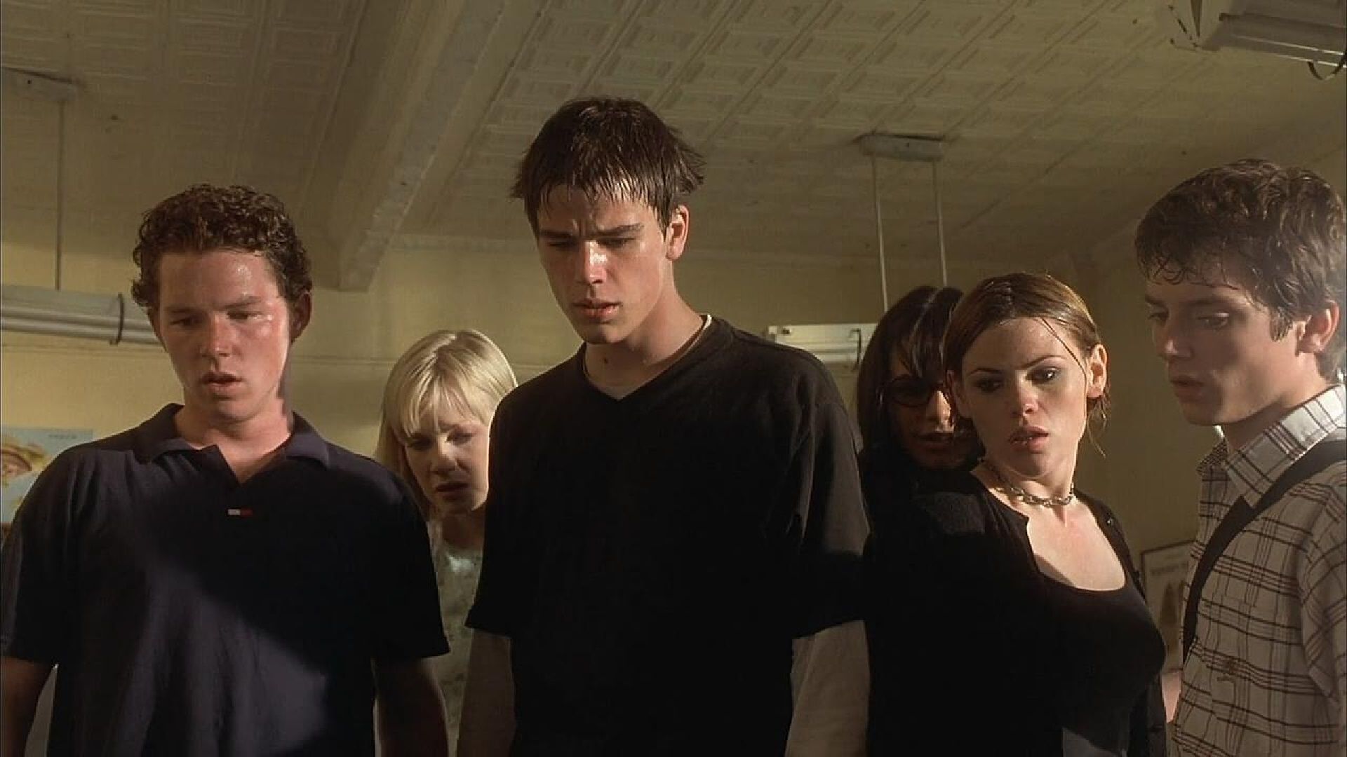The cast of The Faculty