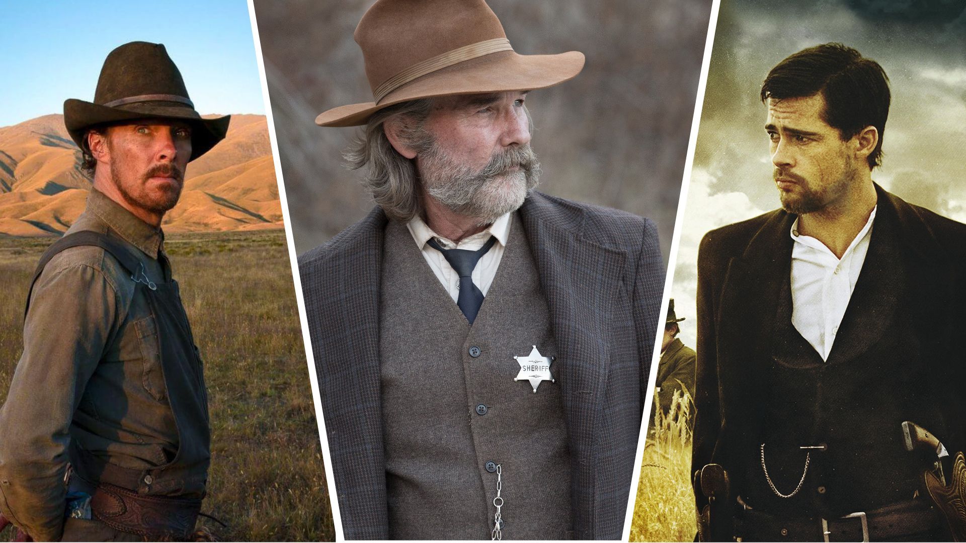 The Best Western Movies of All Time, Ranked including Benedict Cumberbatch in Power of the Dog, Kurt Russell in Bone Tomahawk, and Brad Pitt in The Assassination of Jesse James