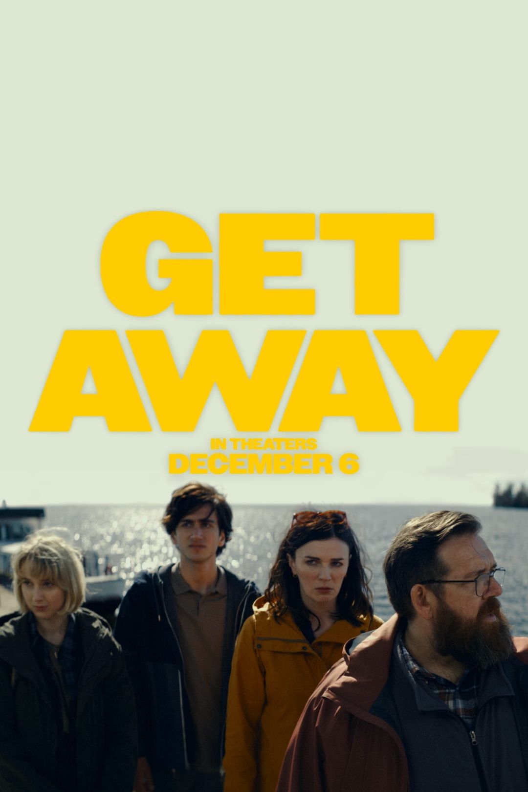 Get Away movie poster with Nick Frost and Aisling Bea