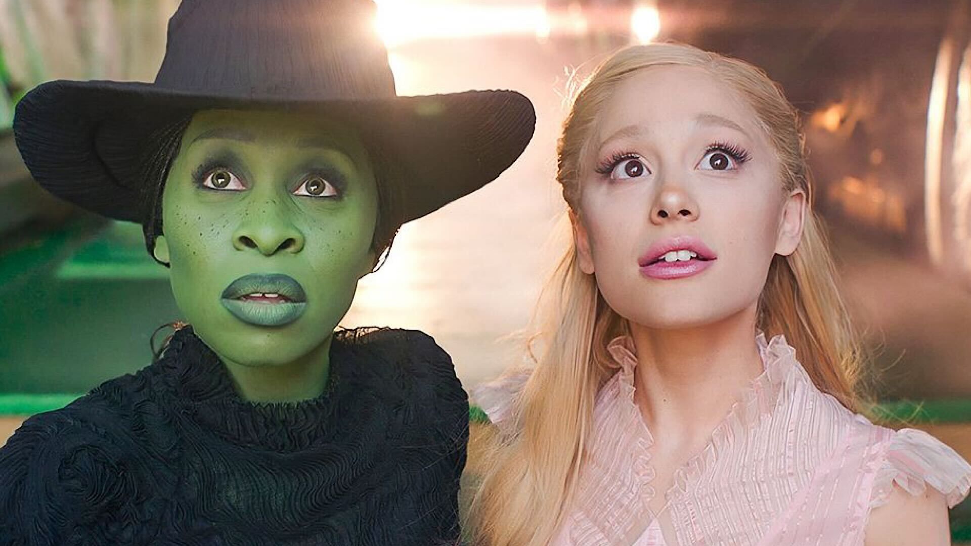 Ariana Grande and Cynthia Erivo in Wicked