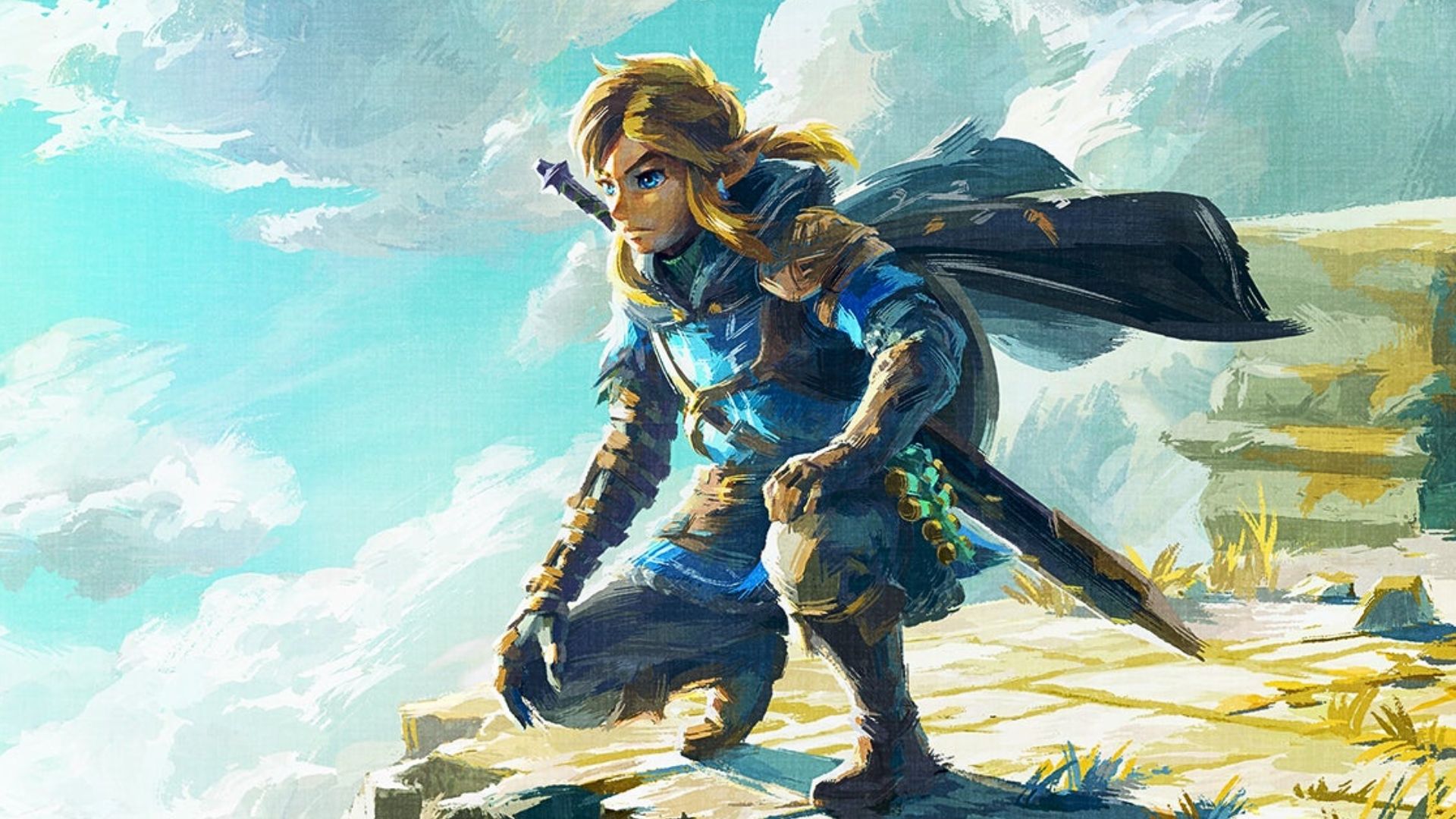 Link in Legend of Zelda Tears of the Kingdom