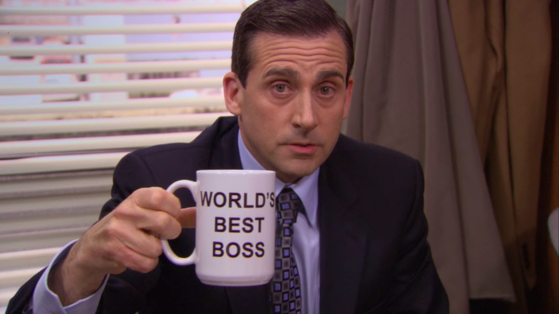 Steve Carell as Michael Scott in The Office.