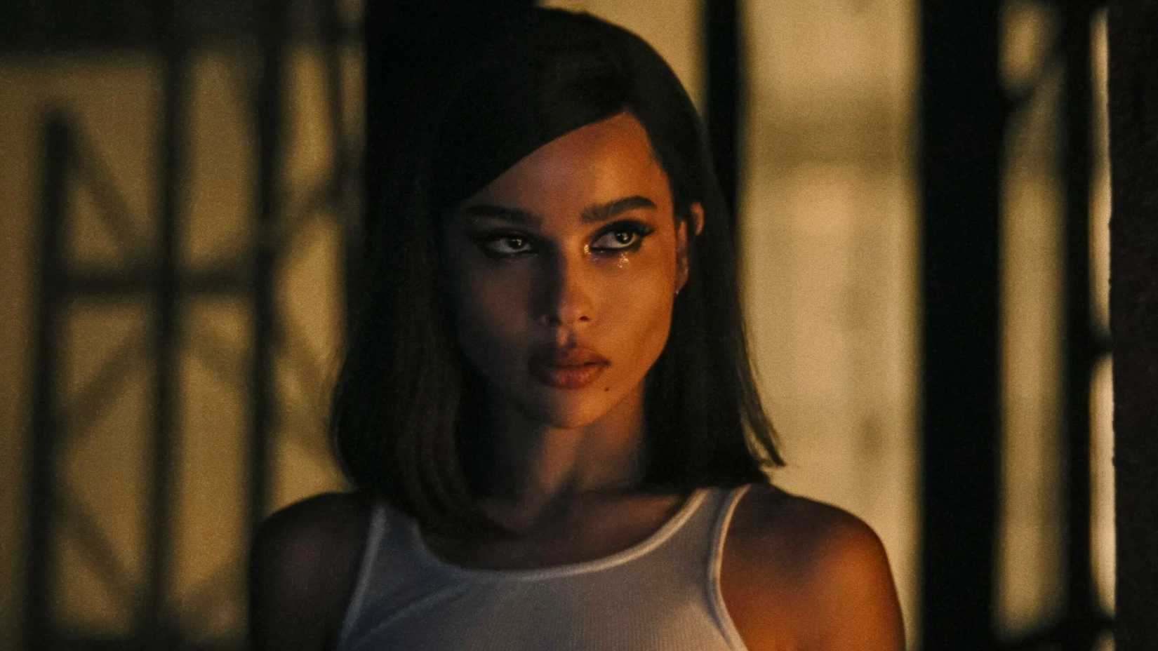 Zoe Kravitz as Selina Kyle in The Batman