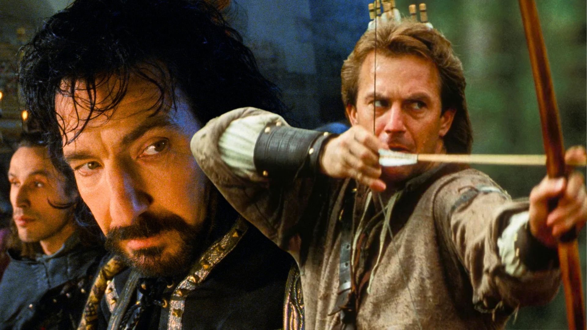 Alan Rickman Upstaged Kevin Costner in 'Robin Hood: Prince of Thieves'