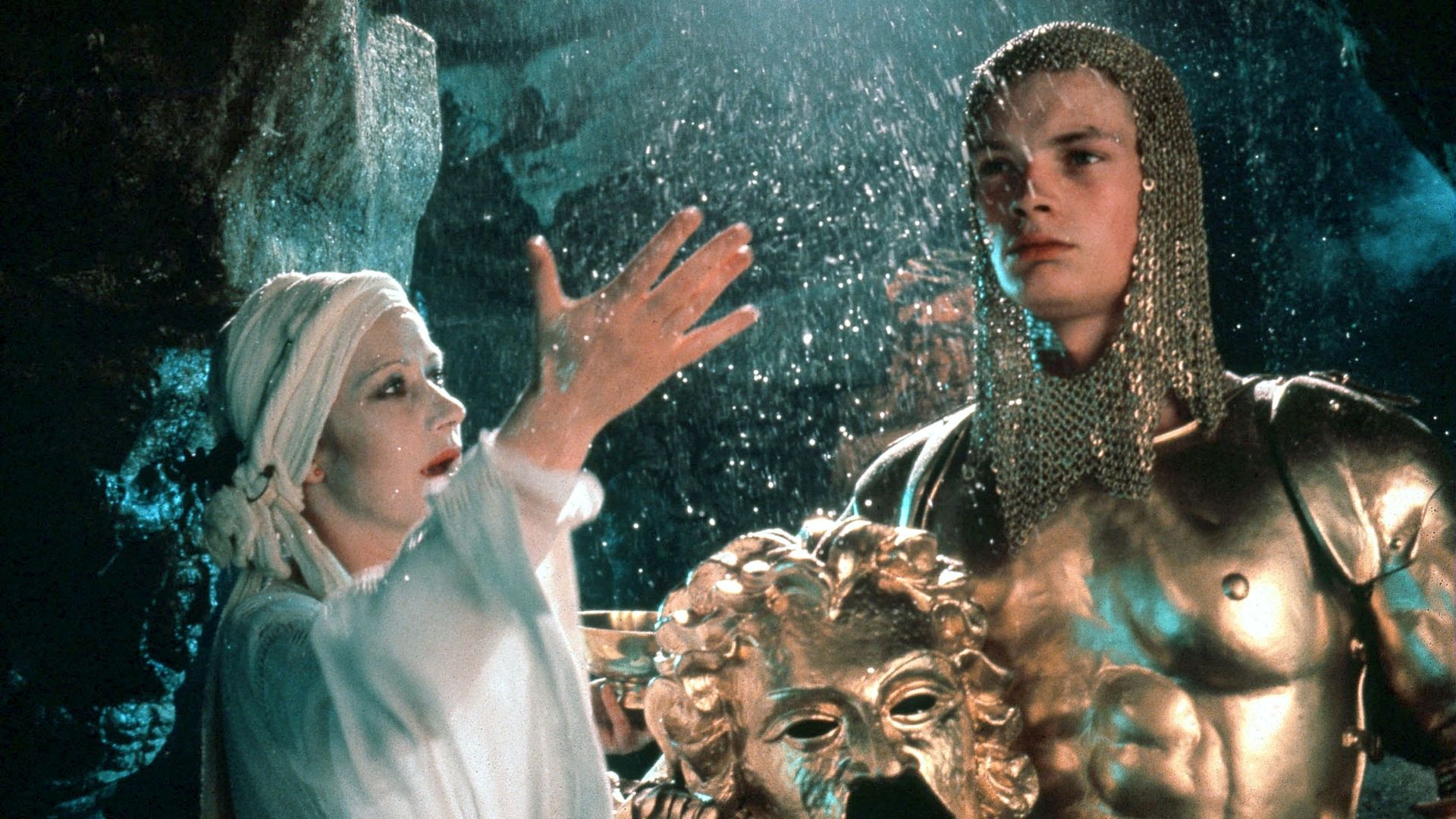Helen Mirren in a scene from Excalibur