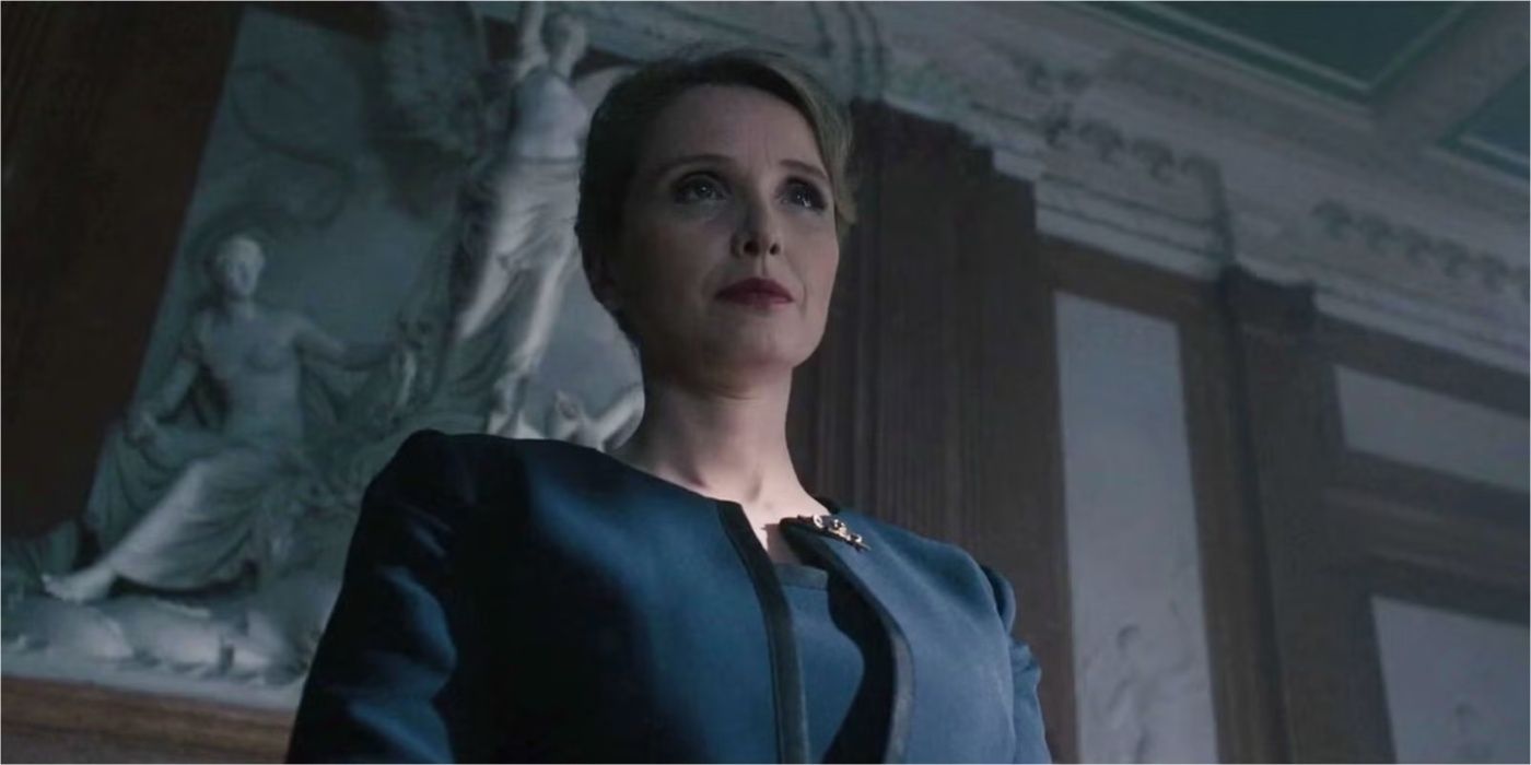 Madame B in a scene from Avengers Age of Ultron