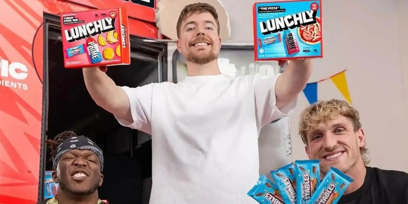 MrBeast, KSI, and Logan Paul promote Lunchly