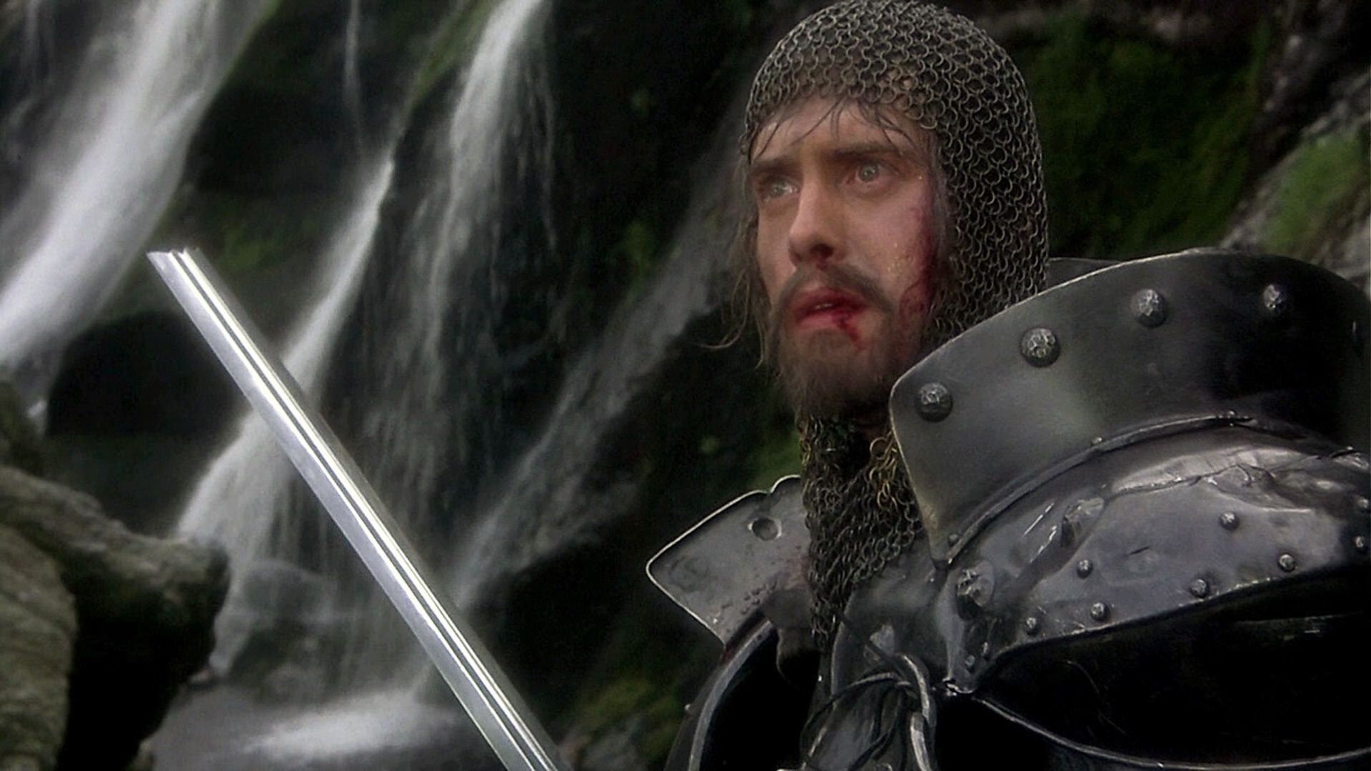 Nigel Terry stars in Excalibur