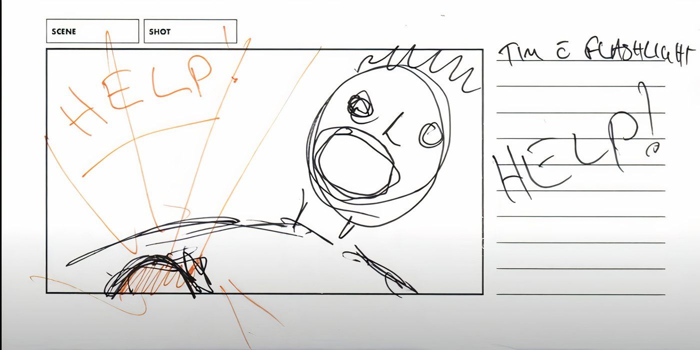 Storyboard for Michael Shanks' film Together, from the Sundance Institute