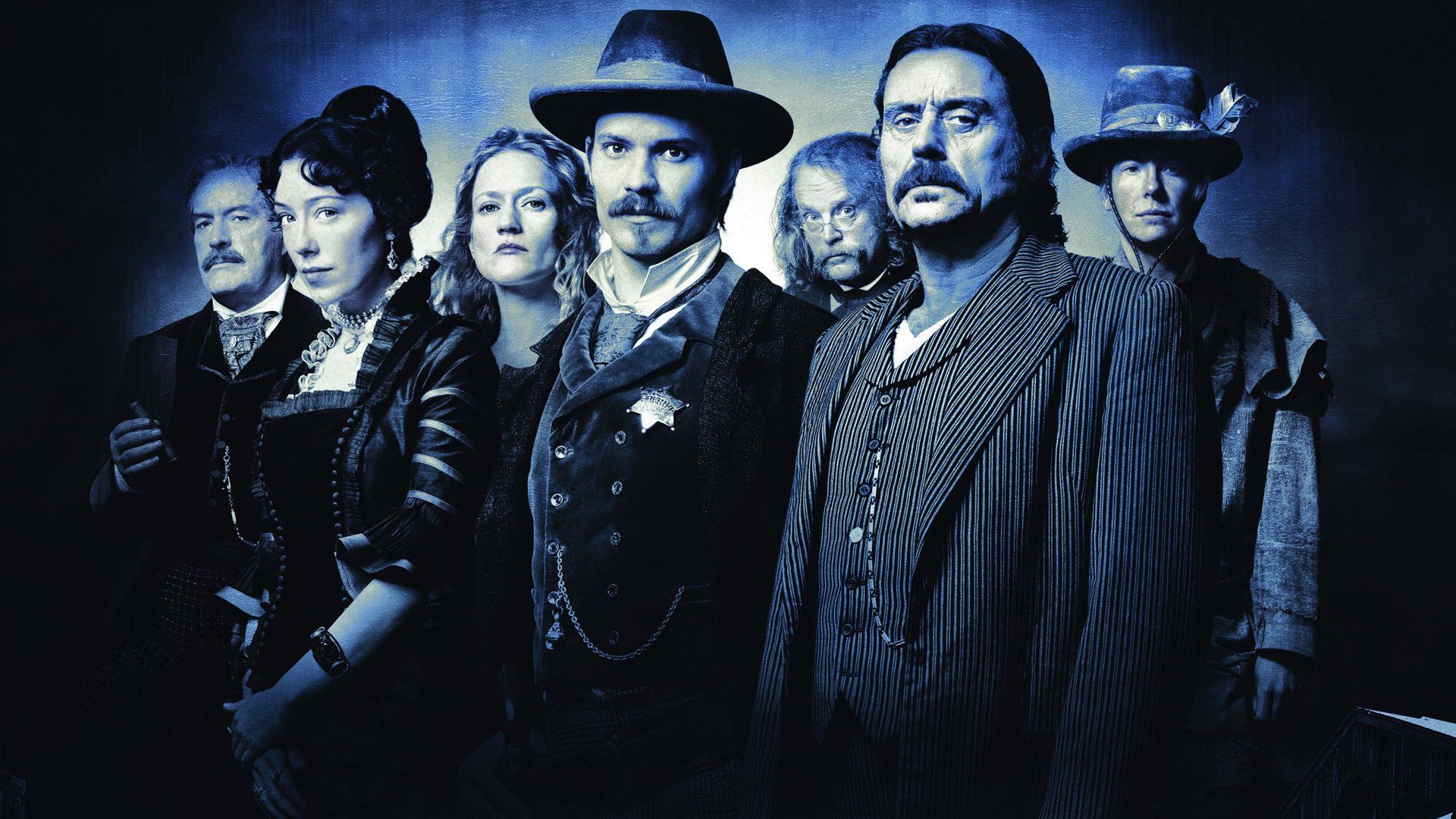 The main cast of HBO's Deadwood