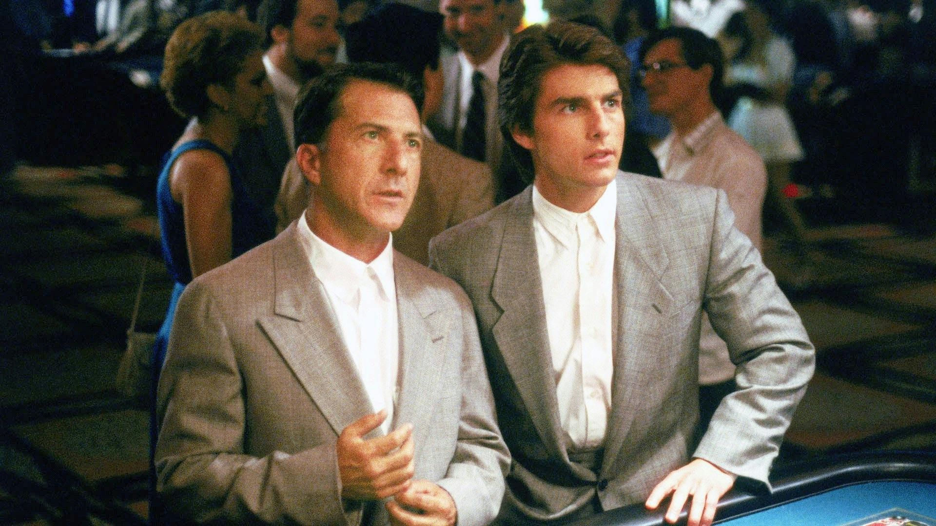 Tom Cruise and Dustin Hoffman 