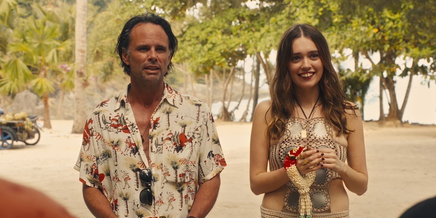 Walton Goggins Aimee Lou Wood The White Lotus Season 3