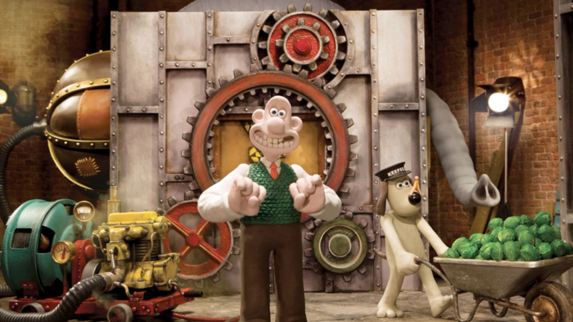 Wallace and Gromit in a promo for TV docuseries Wallace & Gromit's World of Invention