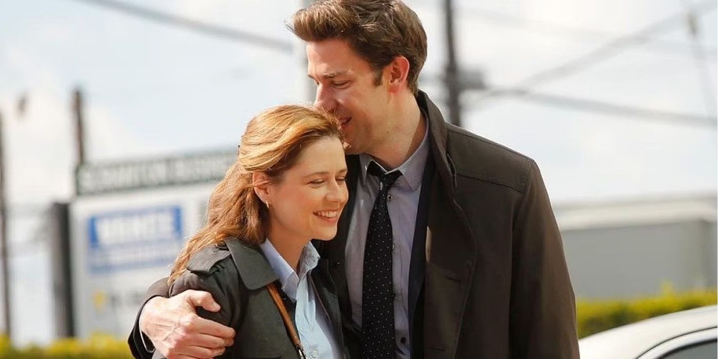 Jim and Pam in The Office