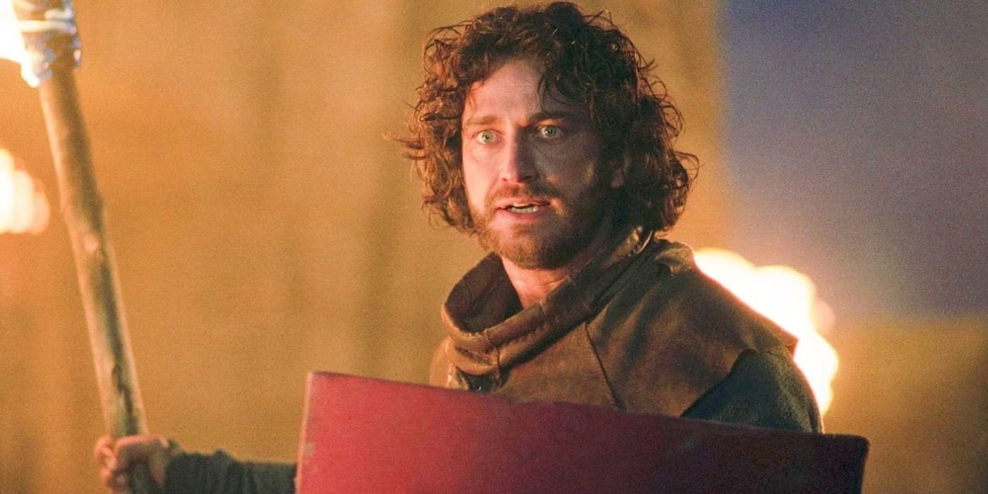 Gerard Butler as Andre Marek in 'Timeline' (2003)