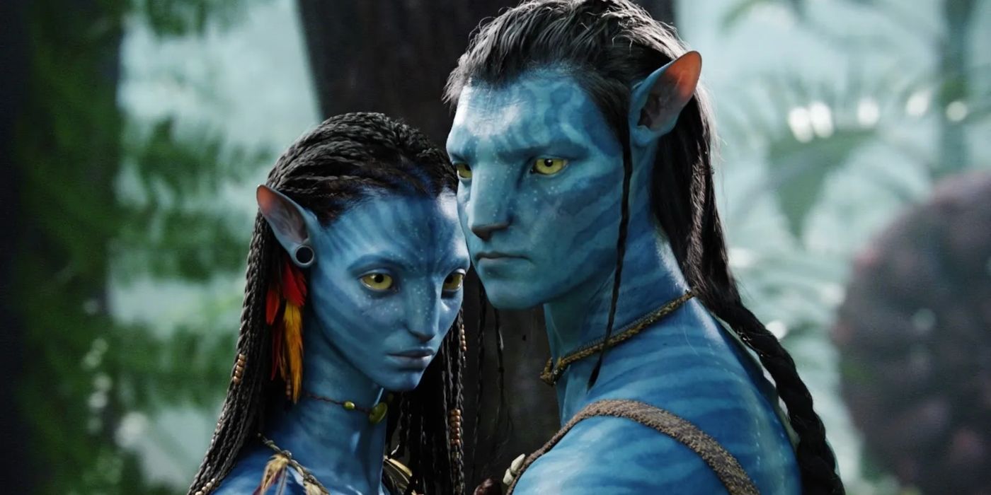 Jake and Neytiri in Avatar (2009)