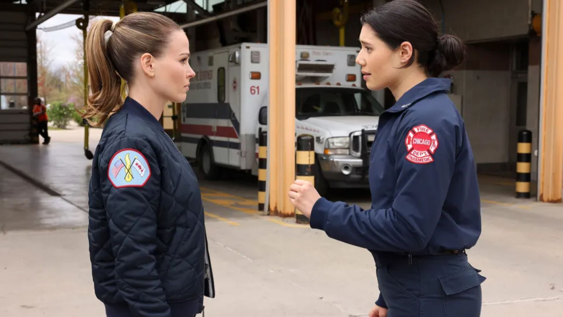 Lyla faces off with a colleague in Chicago Fire