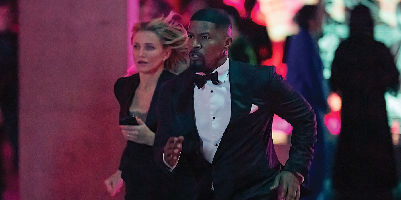 Cameron Diaz & Jamie Foxx Running in Back in Action