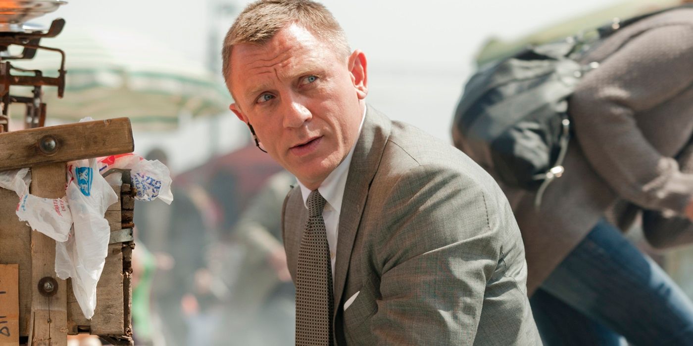 Daniel Craig as James Bond.