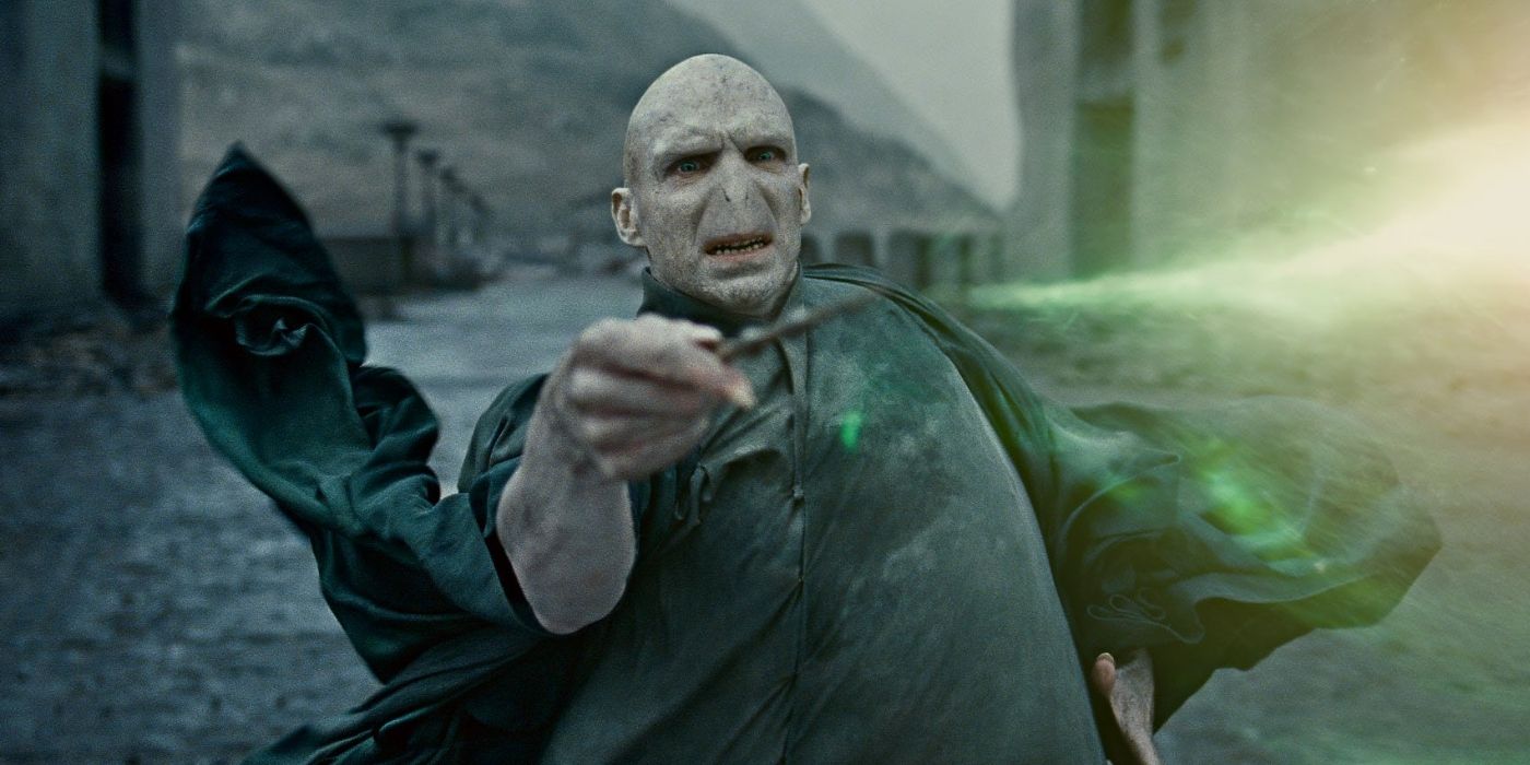 Ralph Fiennes as Lord Voldemort in Harry Potter and the Deathly Hallows