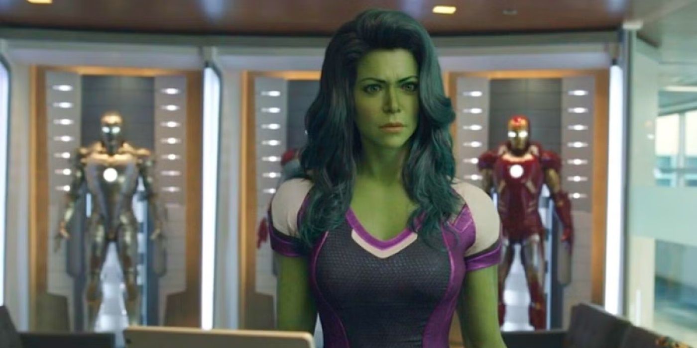 She-Hulk in Marvel Office