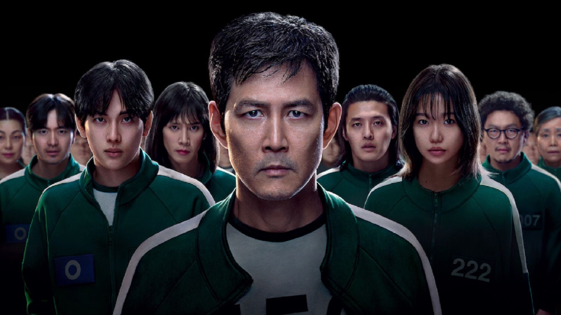 Gi-hun (Lee Jung-jae) and the cast of Squid Game season 2