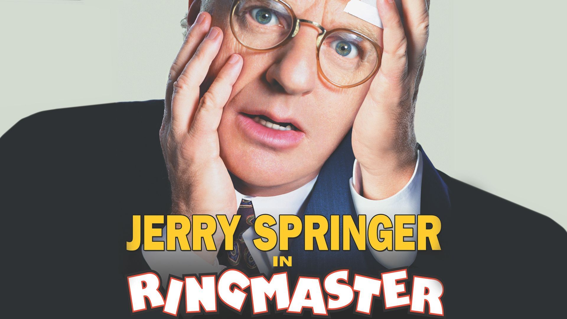 Poster art featuring Jerry Springer for Ringmaster (1998)