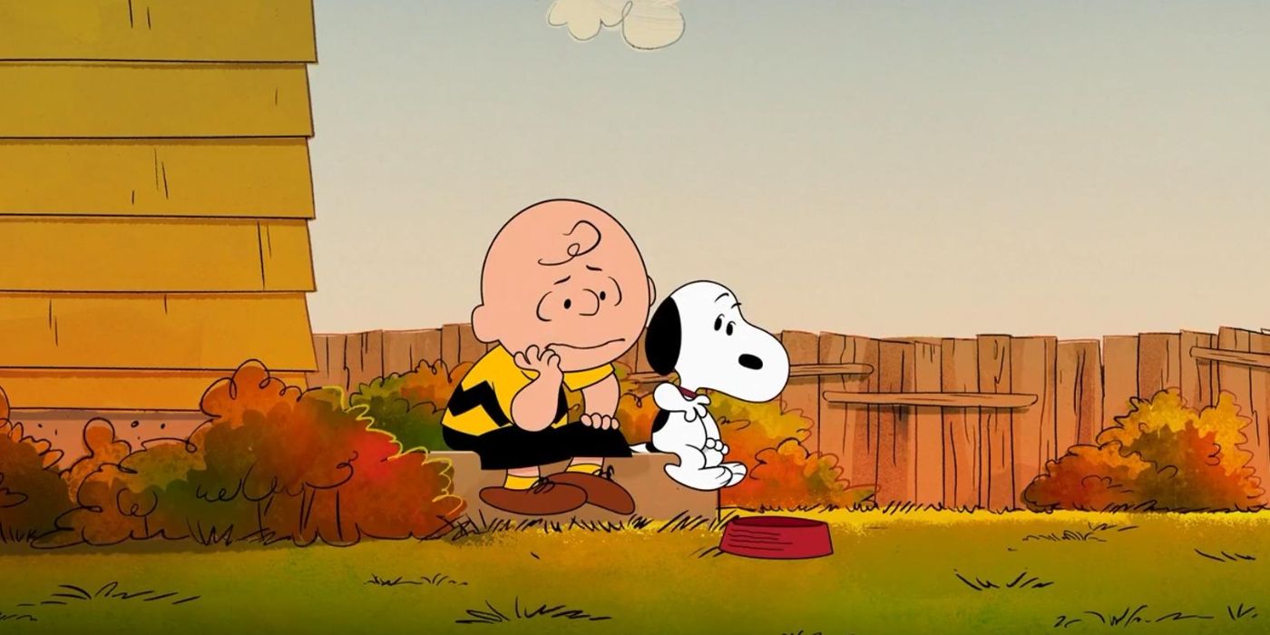 Charlie Brown and Snoopy in 'Who Are You, Charlie Brown' (2021)