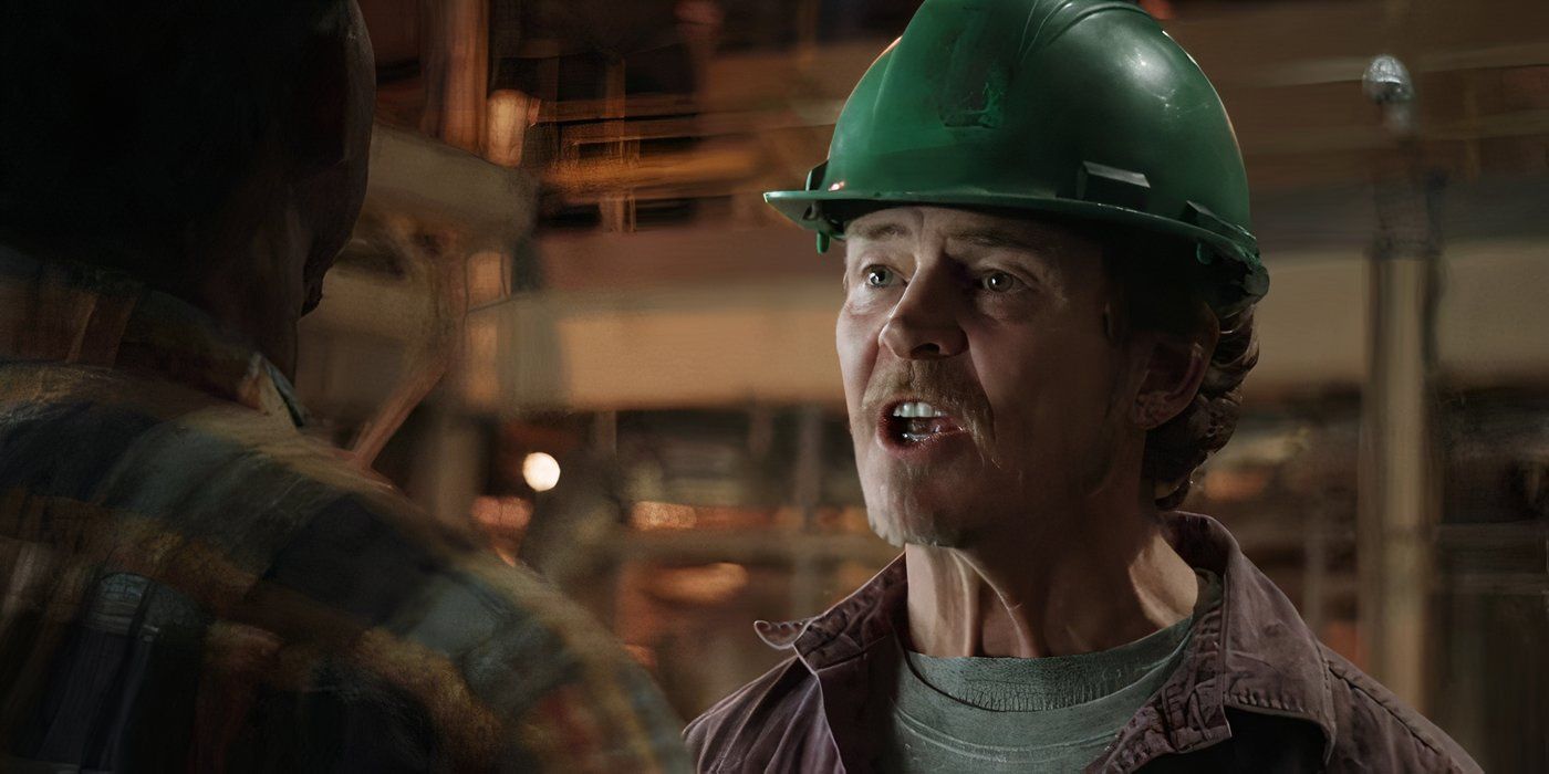 A still of Roy working in the factory moments before his death in Final Destination 5.