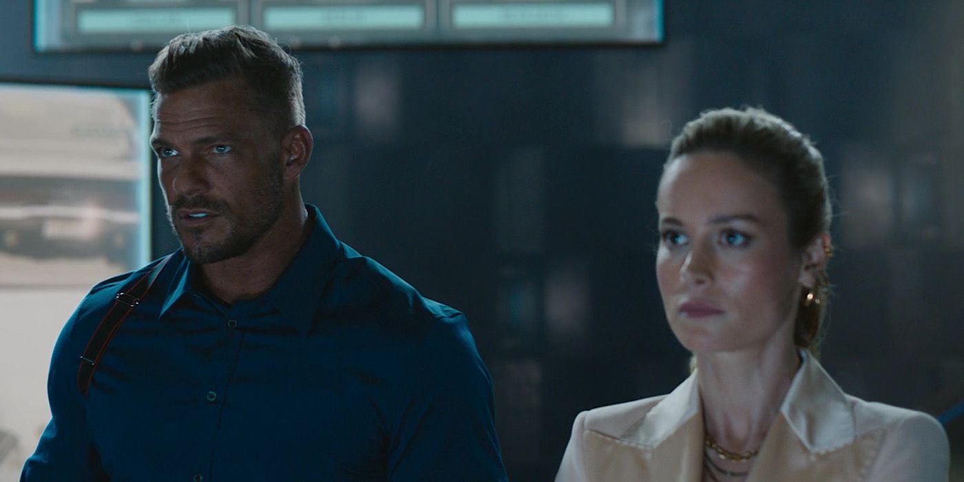 Alan Ritchson and Brie Larson in Fast X
