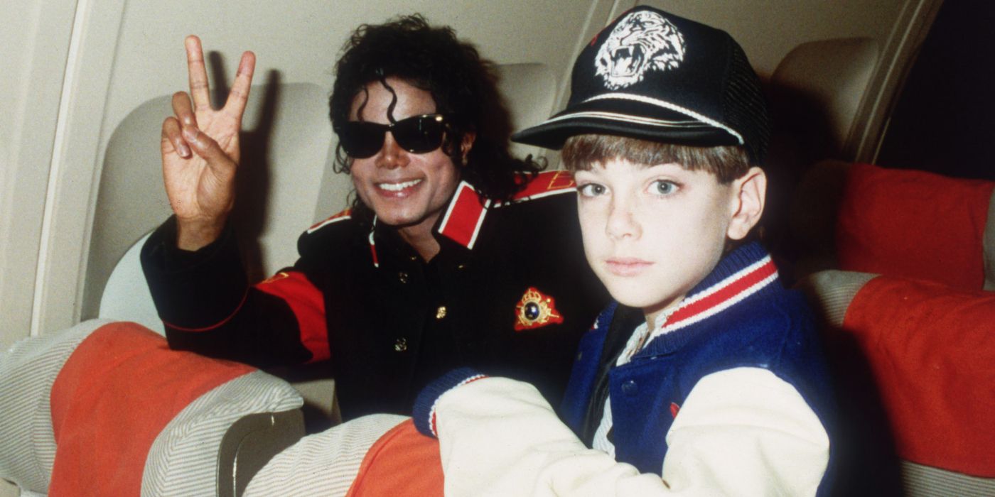 Michael Jackson and a young boy in Leaving Neverland