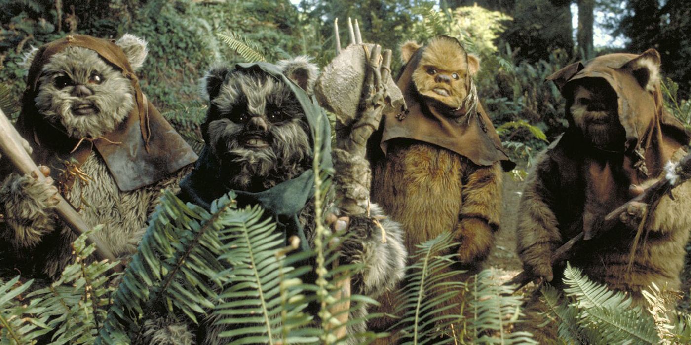 The Ewoks in Return of the Jedi