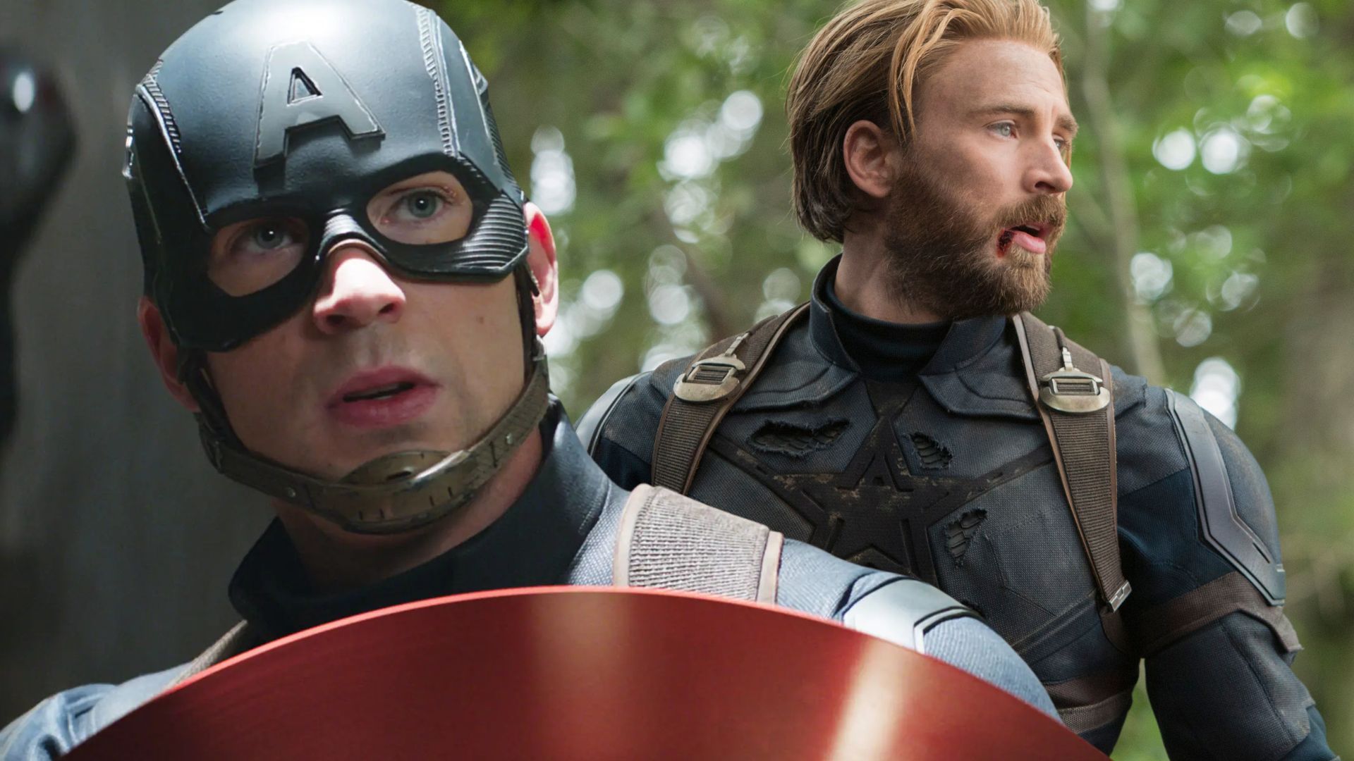 A custom image of Chris Evans as Captain America