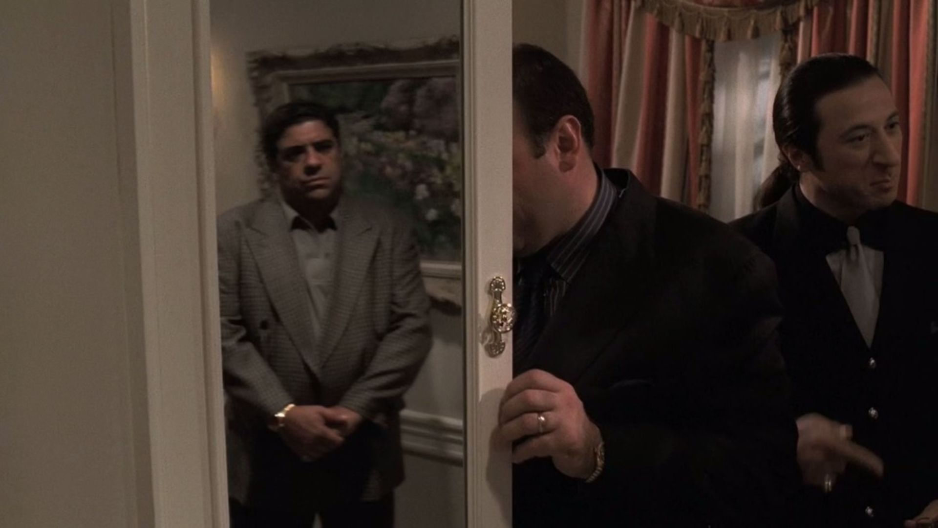 Sal's ghost appears in a mirror in The Sopranos