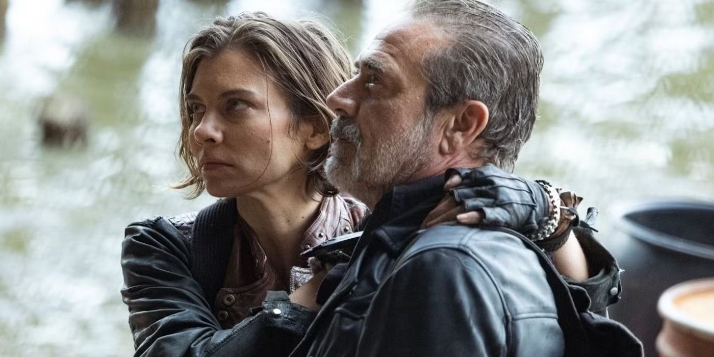 Lauren Cohan and Jeffrey Dean Morgan in The Walking Dead: Dead City