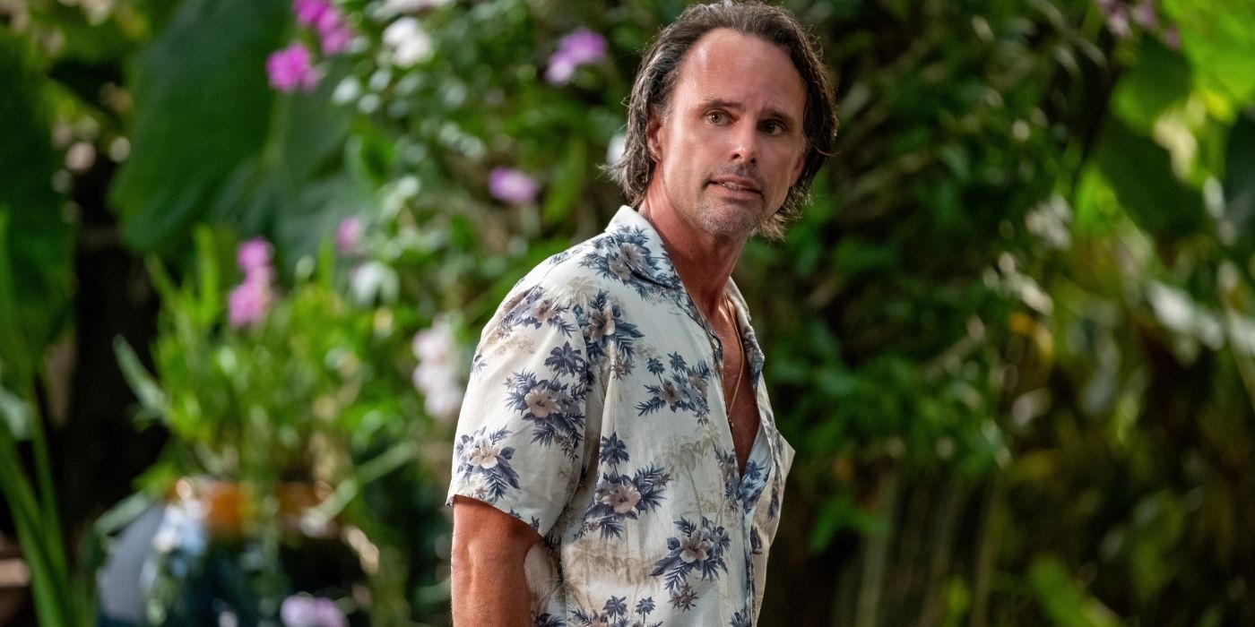 Walton Goggins in Thailand as Rick Hatchett in The White Lotus Season 3 Episode 2