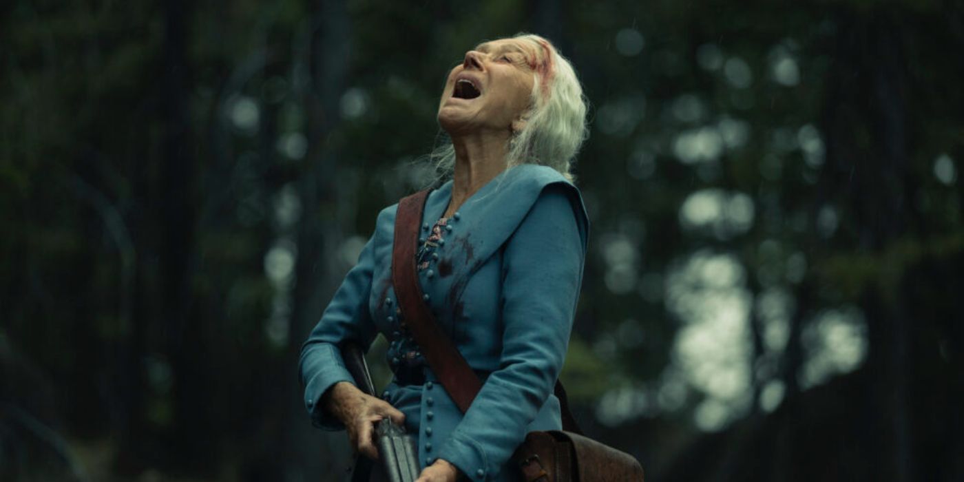 Helen Mirren as Cara Dutton in the series premiere of 1923