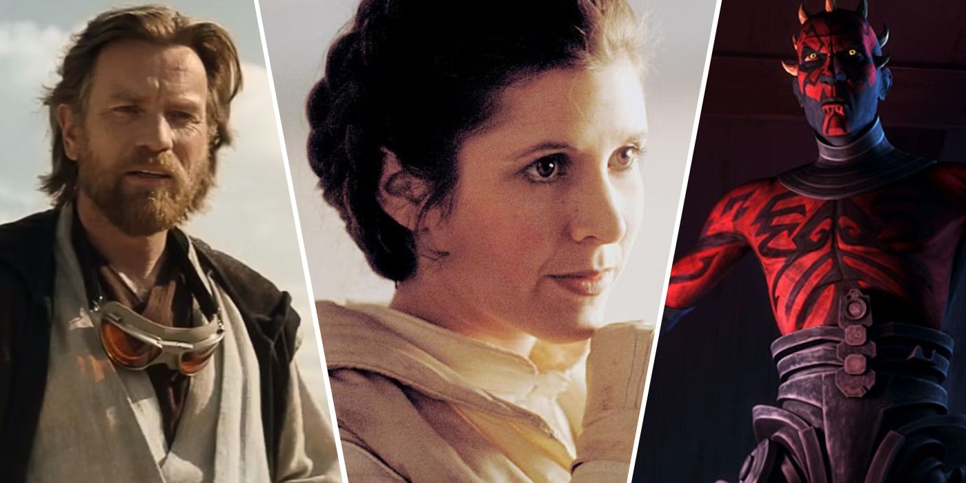 Obi-Wan Kenobi, Princess Leia, Darth Maul