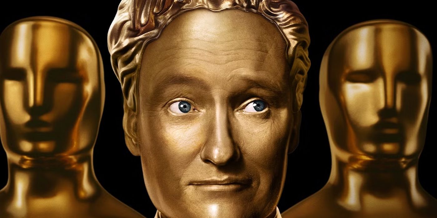 Oscars host Conan O'Brien on key art for the 97th Academy Awards