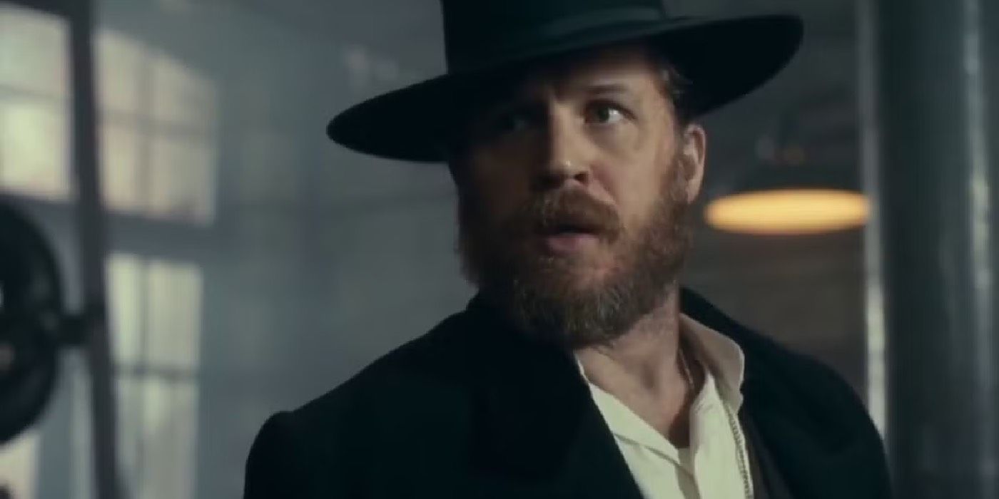 Tom Hardy as Alfie Solomon in Peaky Blinders