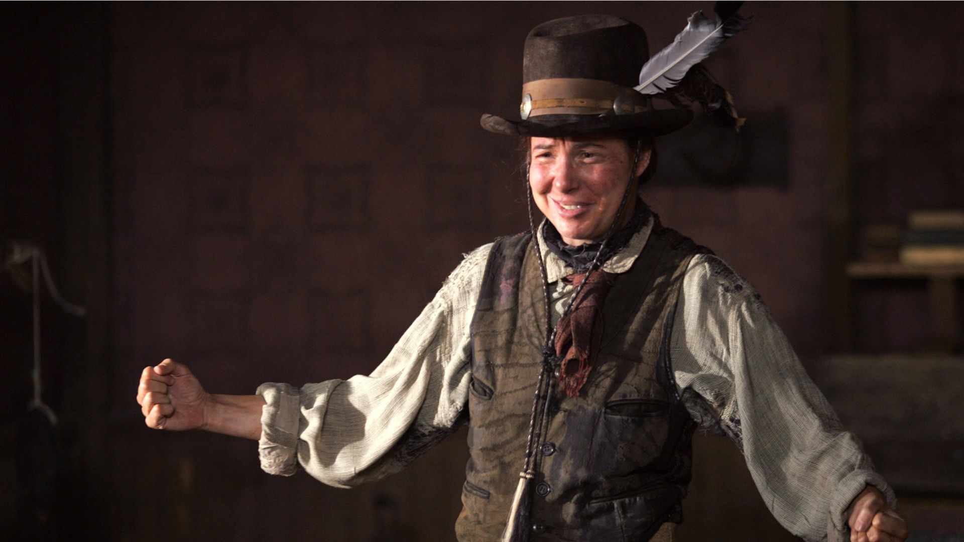 Robin Weigert as Calamity Jane in Deadwood