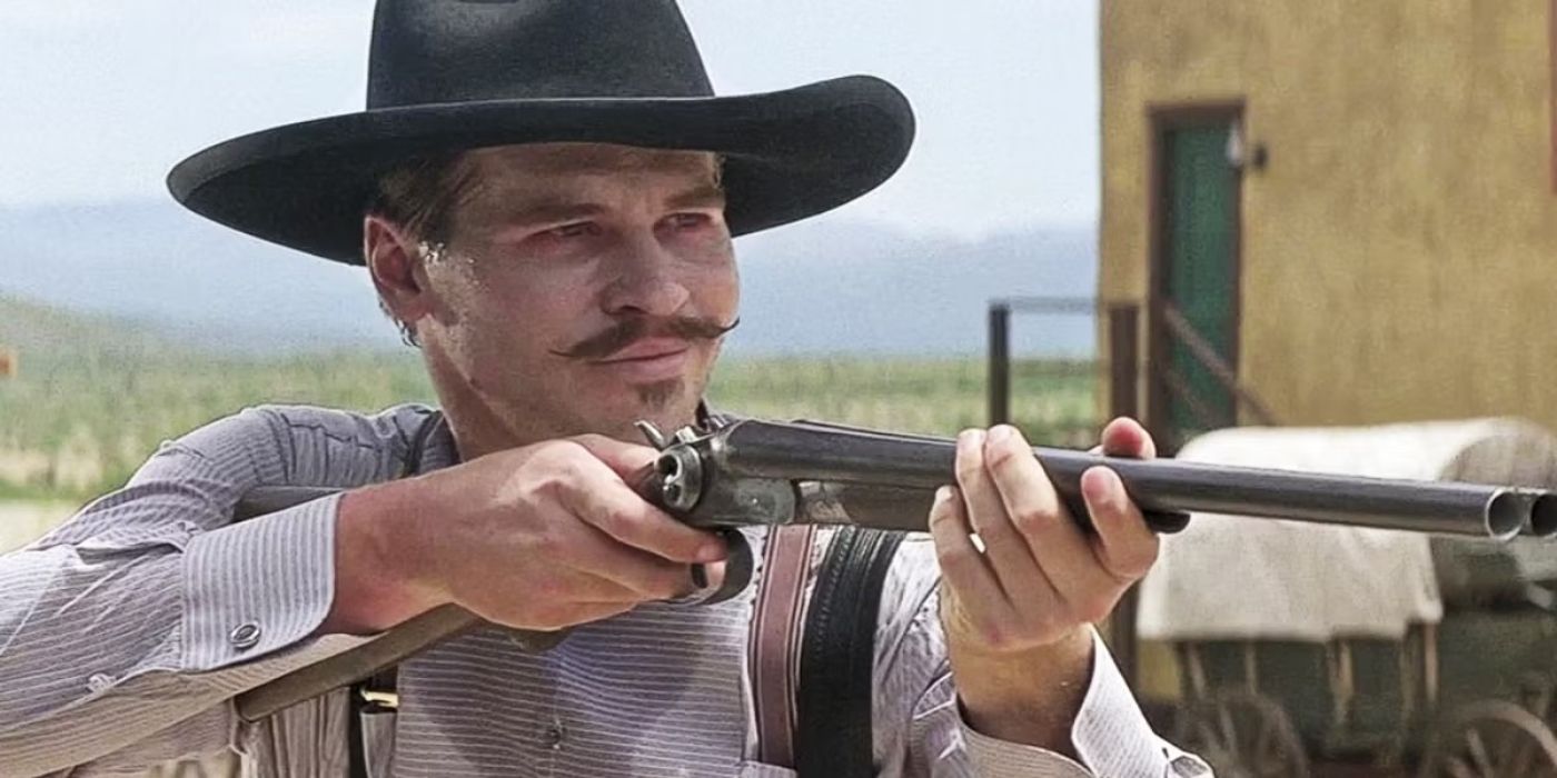 Val Kilmer as Doc Holliday in Tombstone.