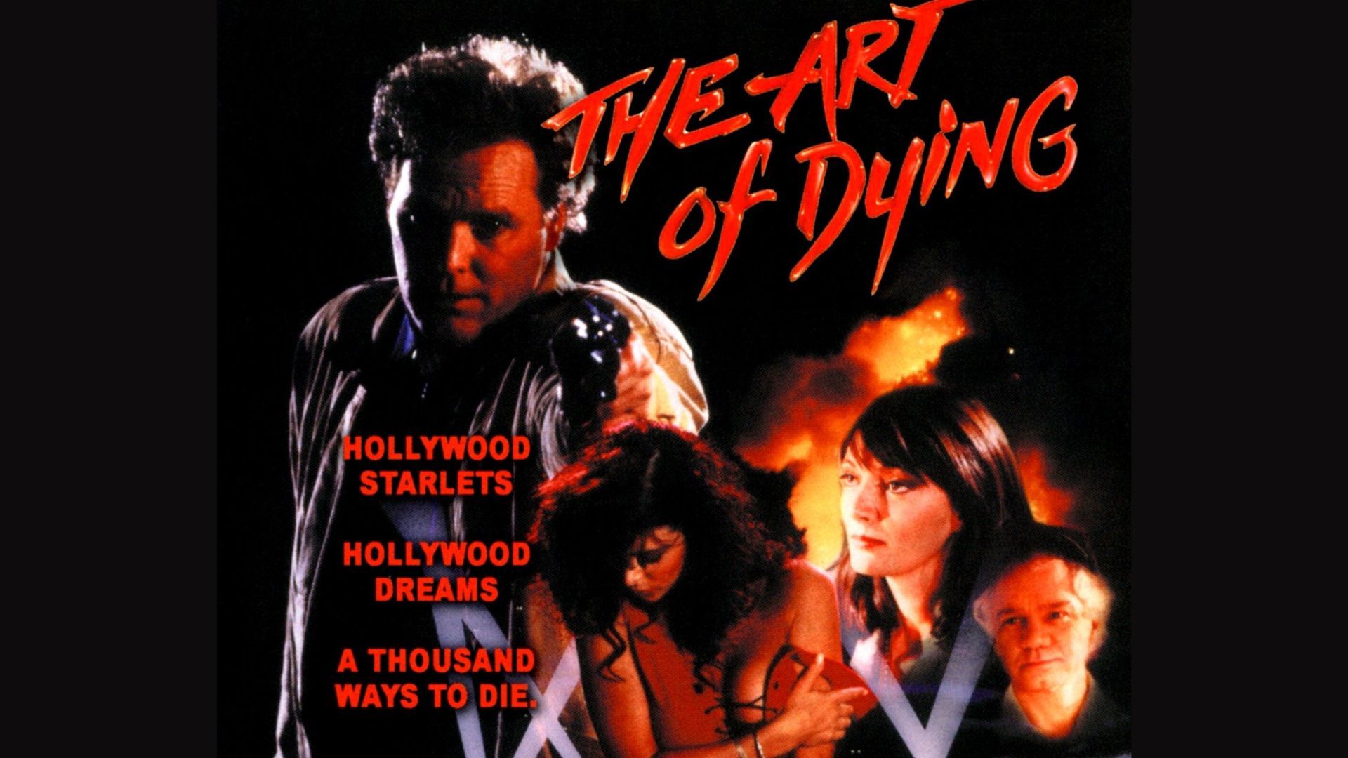 Poster for The Art of Dying (1991) featuring Wings Hauser