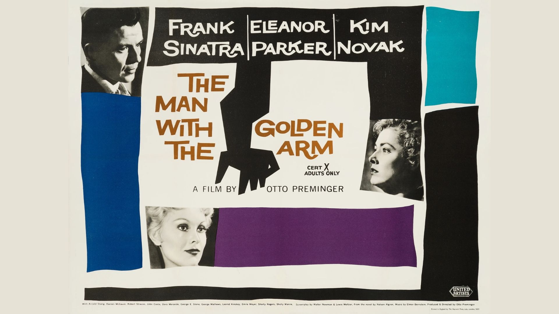 The Man With the Golden Arm poster