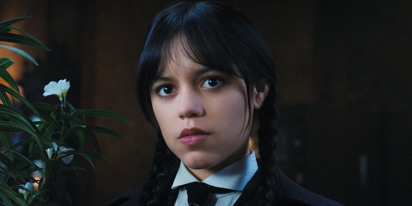 Jenna Ortega as Wednesday Addams in Netflix's Addams Family spin-off Wednesday