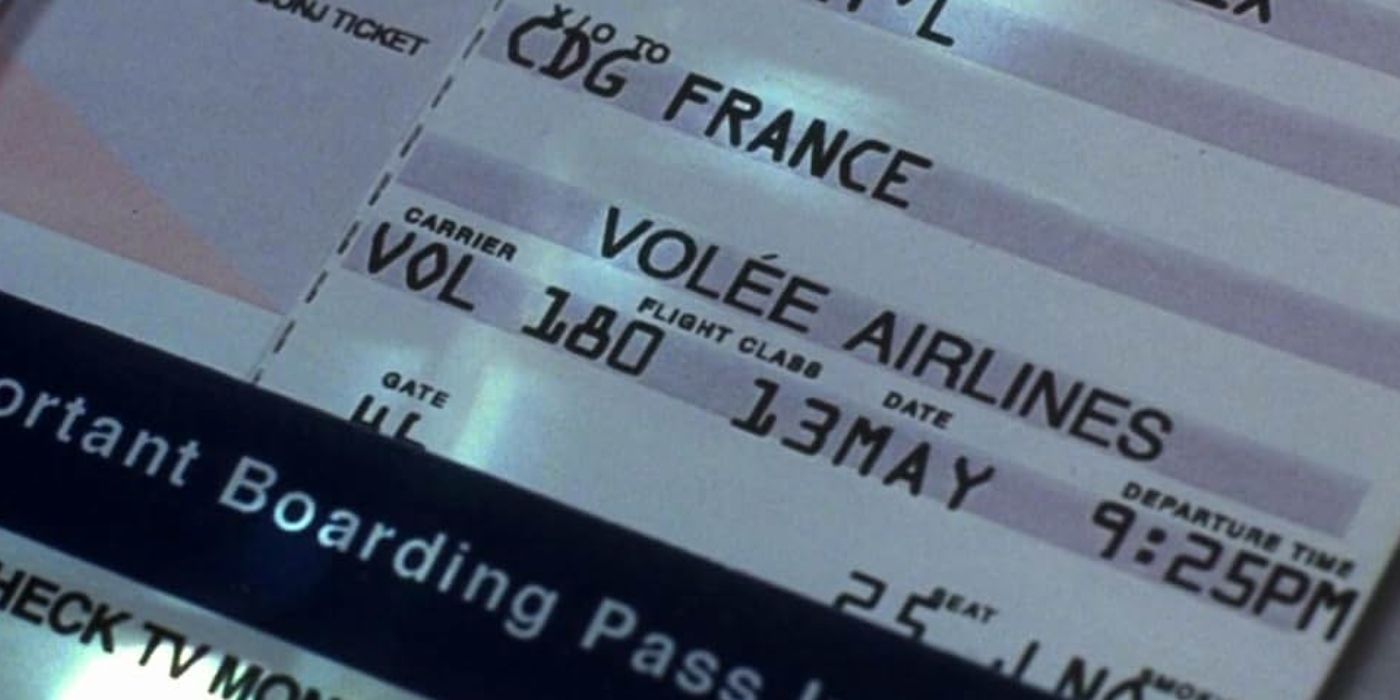 boarding pass in Final Destination