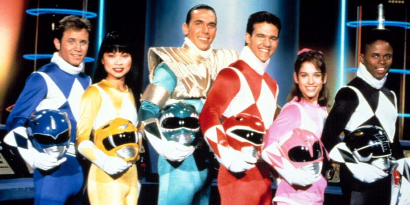 The original cast of Mighty Morphin Power Rangers, including David Yost, Thuy Trang, Jason David Frank, Austin St. John, Amy Jo Johnson and Walter Emanuel Jones